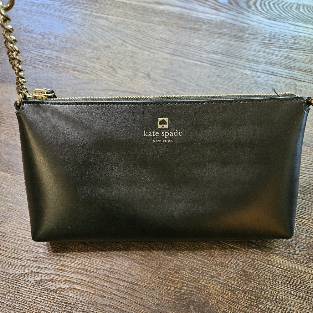 Kate Spade Black Leatger Crossbody